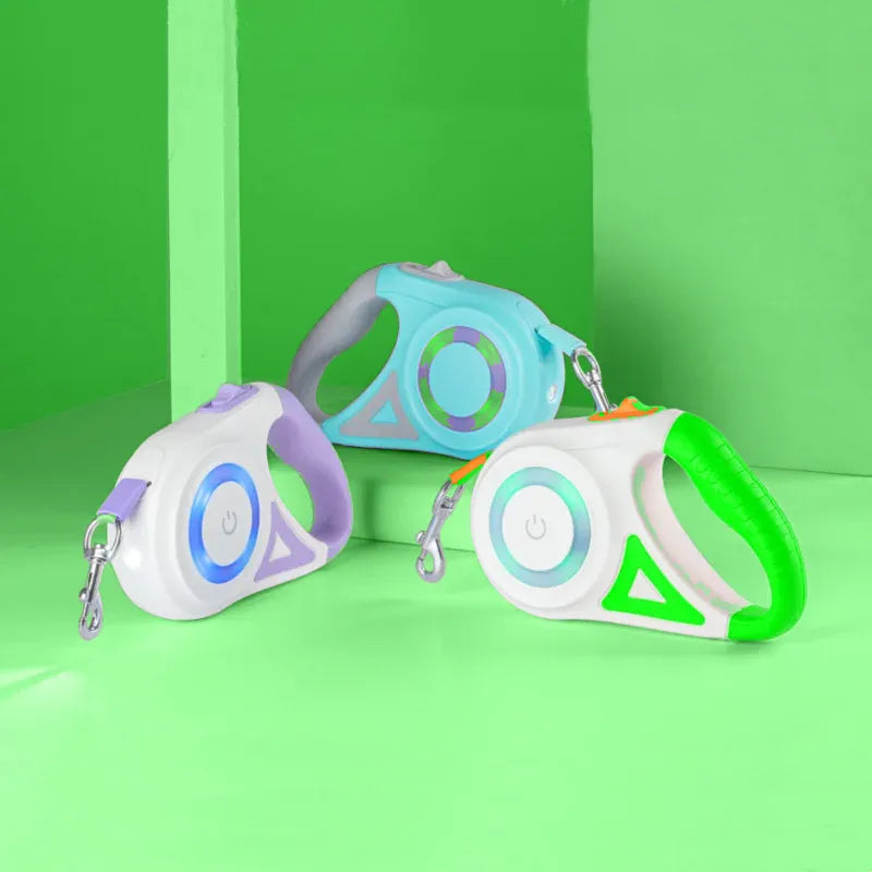 FlexiLED™ Laisse rétractable avec LED
